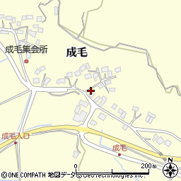 千葉県成田市成毛349周辺の地図