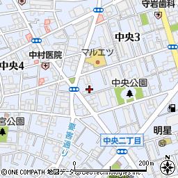 埼玉県蕨市中央3丁目22-18周辺の地図