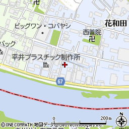 埼玉県三郷市花和田34周辺の地図