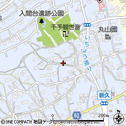 埼玉県入間市新久734周辺の地図