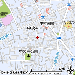 埼玉県蕨市中央4丁目12-12周辺の地図