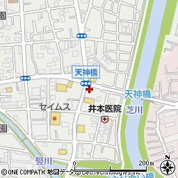 松屋 川口上青木店周辺の地図
