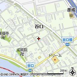 埼玉県三郷市谷口104周辺の地図
