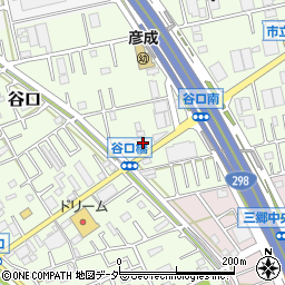 埼玉県三郷市谷口212周辺の地図