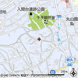 埼玉県入間市新久735周辺の地図