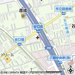 埼玉県三郷市谷口428周辺の地図