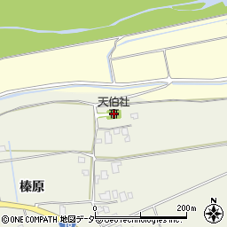 天伯社周辺の地図