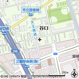 埼玉県三郷市谷口515周辺の地図