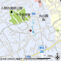 埼玉県入間市新久724周辺の地図