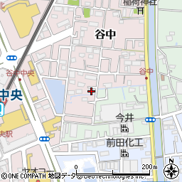 埼玉県三郷市谷中19周辺の地図