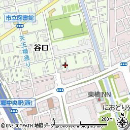 埼玉県三郷市谷口671周辺の地図