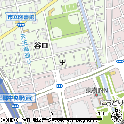 埼玉県三郷市谷口669-14周辺の地図