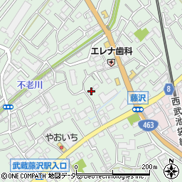 埼玉県入間市下藤沢648周辺の地図
