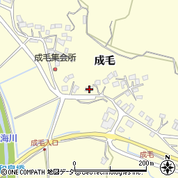 千葉県成田市成毛380周辺の地図