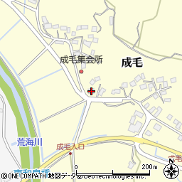 千葉県成田市成毛384周辺の地図