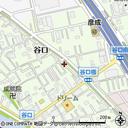 埼玉県三郷市谷口132周辺の地図