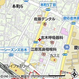東京信用金庫志木支店周辺の地図