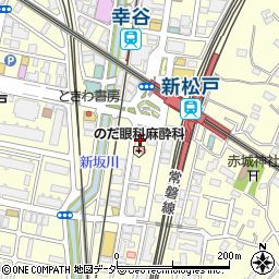 タイムズ新松戸第６駐車場周辺の地図