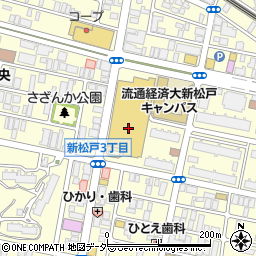 ハニーズ新松戸店周辺の地図
