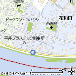 埼玉県三郷市花和田33周辺の地図