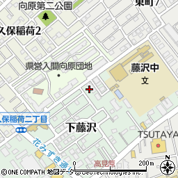 埼玉県入間市下藤沢1282周辺の地図