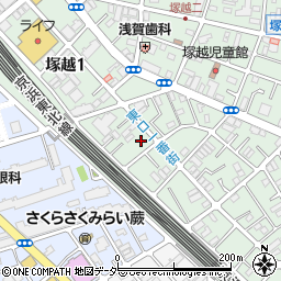 飯塚荘周辺の地図
