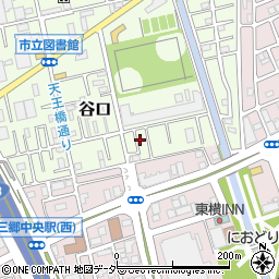 埼玉県三郷市谷口669-13周辺の地図