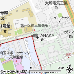 日酸ＴＡＮＡＫＡ株式会社　本社周辺の地図
