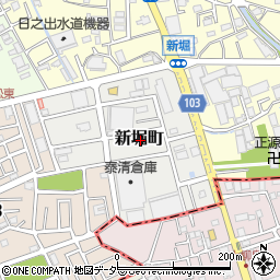 埼玉県川口市新堀町周辺の地図