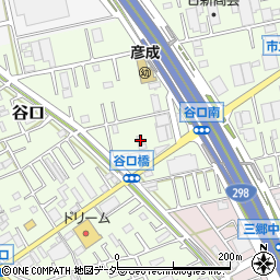 埼玉県三郷市谷口219周辺の地図