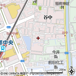 埼玉県三郷市谷中269周辺の地図
