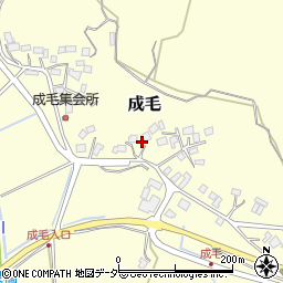 千葉県成田市成毛371周辺の地図
