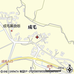 千葉県成田市成毛368周辺の地図