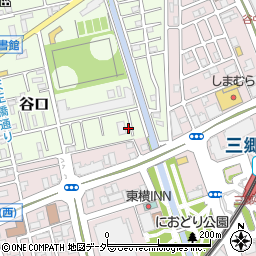埼玉県三郷市谷口678周辺の地図