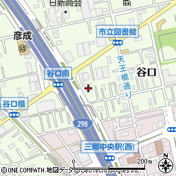 埼玉県三郷市谷口423周辺の地図