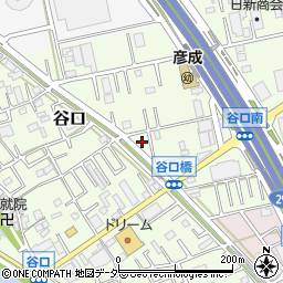 埼玉県三郷市谷口215周辺の地図