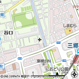 埼玉県三郷市谷口676周辺の地図