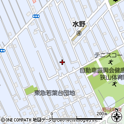 埼玉県狭山市水野679周辺の地図