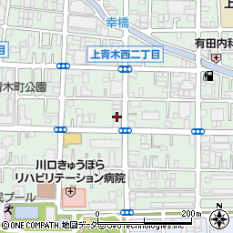 アコレ上青木西店周辺の地図