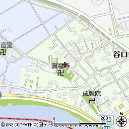 埼玉県三郷市谷口46周辺の地図