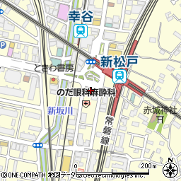 みずほ銀行北小金支店周辺の地図