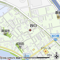 埼玉県三郷市谷口59周辺の地図
