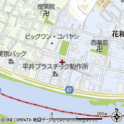 埼玉県三郷市花和田20周辺の地図