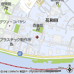 埼玉県三郷市花和田159周辺の地図