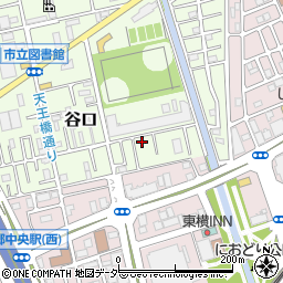 埼玉県三郷市谷口672周辺の地図