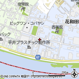 埼玉県三郷市花和田32周辺の地図