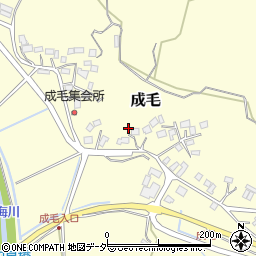 千葉県成田市成毛377周辺の地図