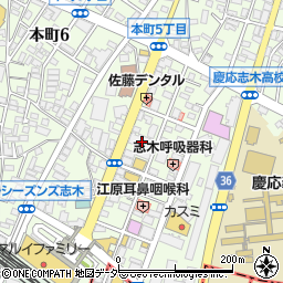 ザ・ステイツ志木本町ステーションフロント周辺の地図