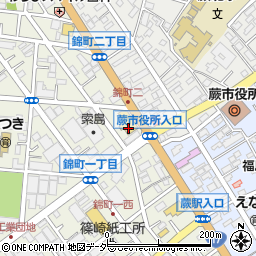 セントラル自動車技研株式会社　浦和支店周辺の地図