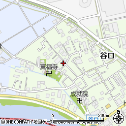 埼玉県三郷市谷口66周辺の地図
